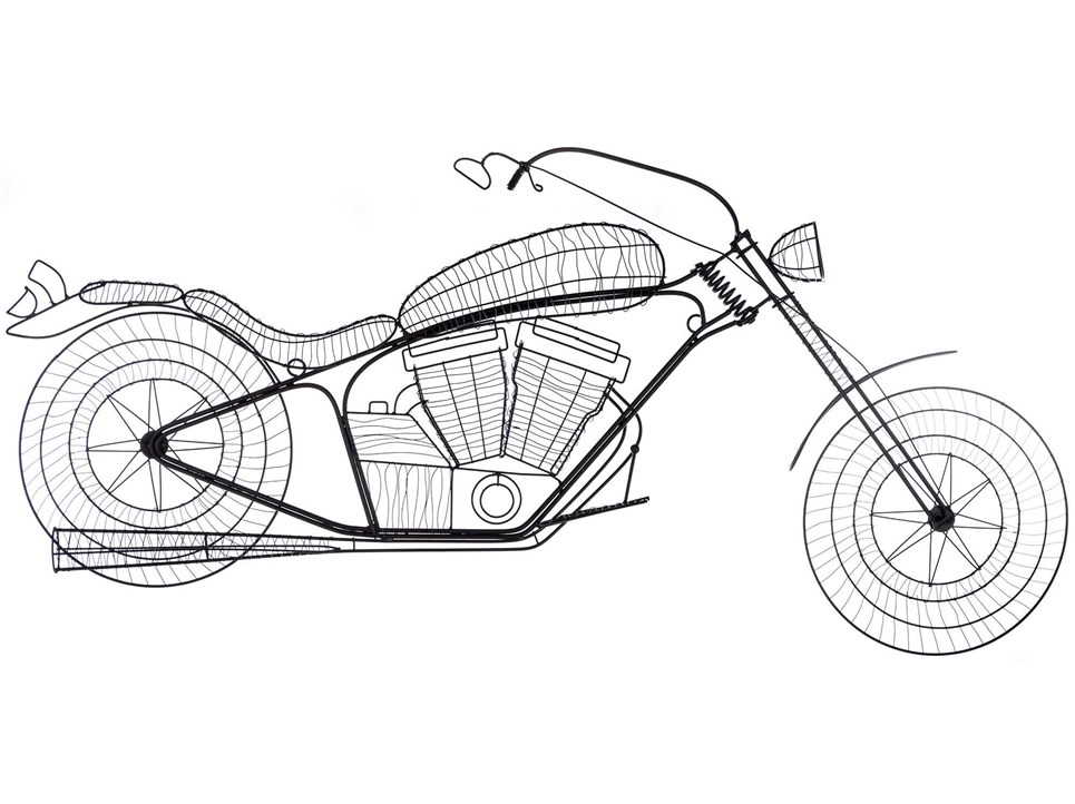 Black Metal Wire Motorcycle Wall Decor | Shop Hobby Lobby