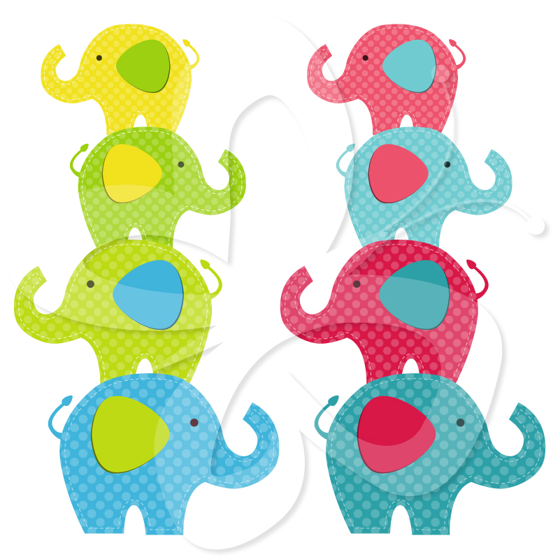 Cute Elephant Clipart - Cliparts.co
