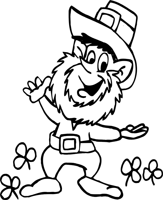 Free Leprechaun Coloring Pages - Free Printable Coloring Pages ...