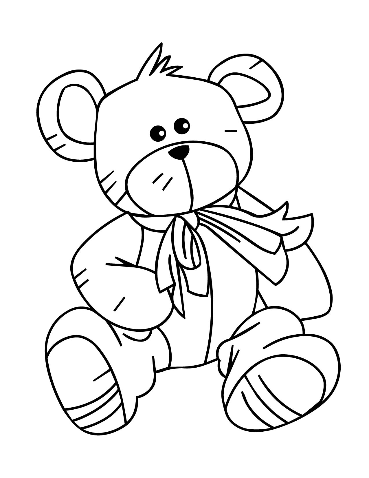 Teddy Bear Coloring Pages | Free coloring pages for kids