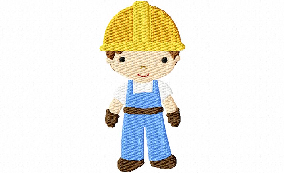 Construction Worker 4X4: Breezy Lane Embroidery