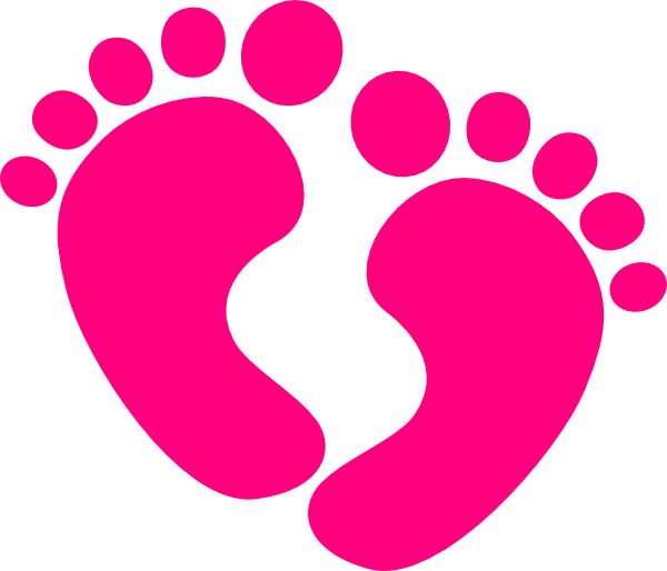 Baby Girl Feet Clip Art | Baby shower | Pinterest
