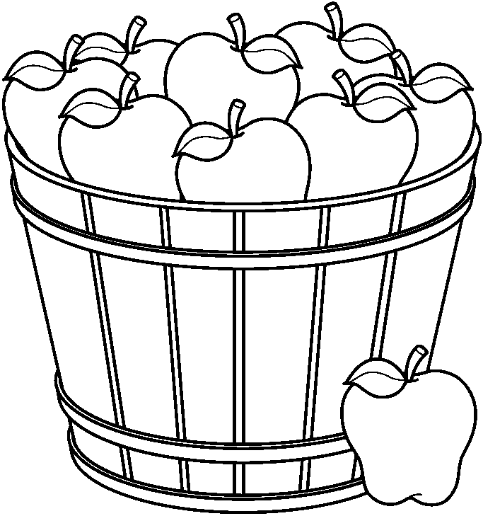 Apple Clip Art Black And White Clipart - Free Clipart