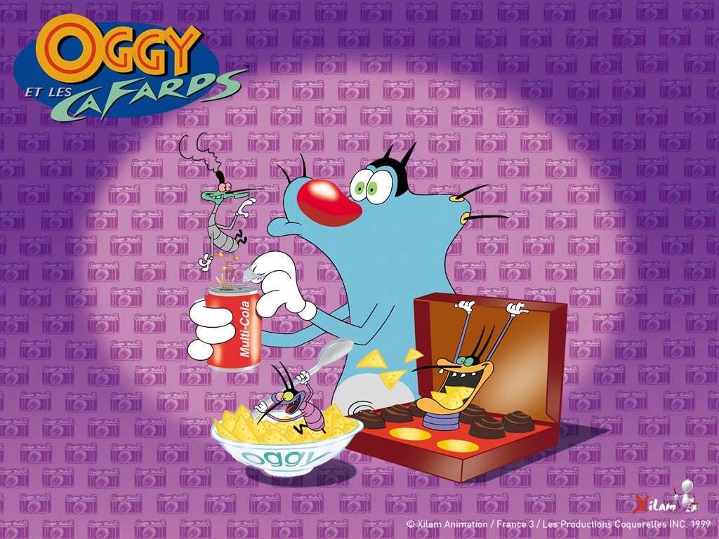 online cartoon oggy and the cockroaches