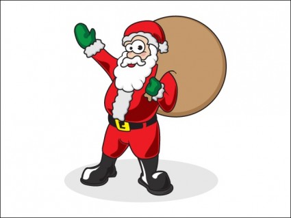Father Christmas Free vector in Adobe Illustrator ai ( .ai ...