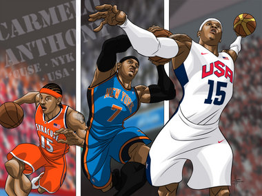 Syracuse basketball cartoon: Carmelo Anthony | syracuse.com