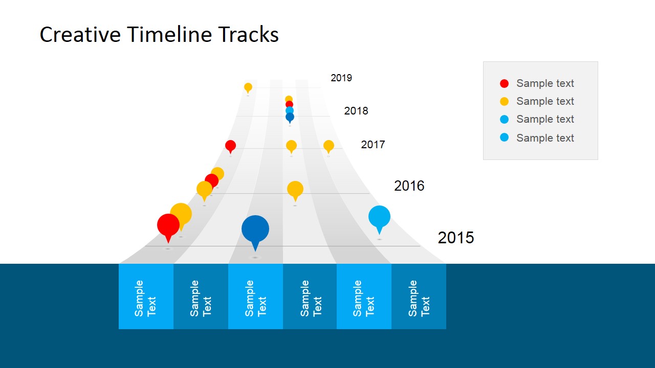 Timeline Tracks & Bubble Clipart for PowerPoint - SlideModel
