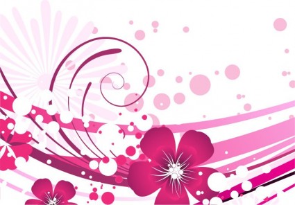 Modern flower pattern vector art Free vector for free download ...