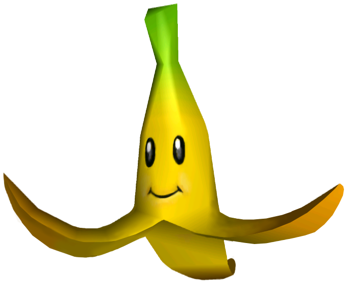 Image - SSBB Sticker Banana Peel.png - Crossover Wiki