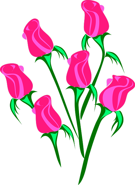 bouquet of flowers cartoon