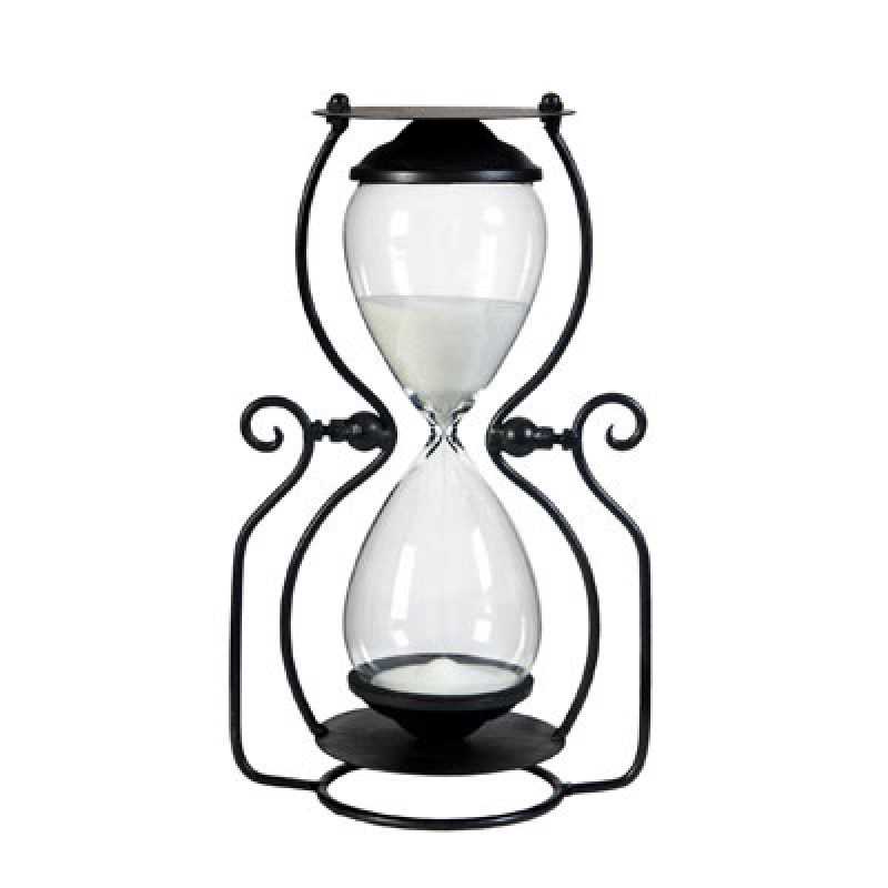 Mimute Modern Hourglass Decoration Cook Coffee Timer Orange