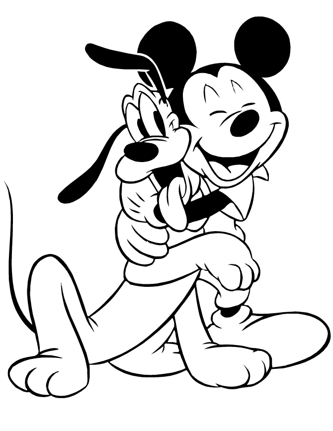 Mickey Mouse Coloring Pages | Mewarnai