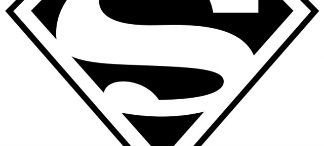 Superman Black And White | Clipart Panda - Free Clipart Images