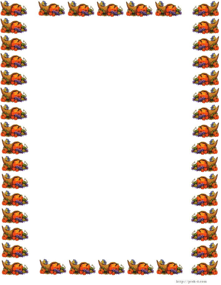 free clip art borders for thanksgiving - photo #29