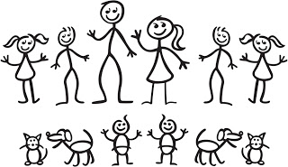Stick People Family Of 5 Images & Pictures - Becuo