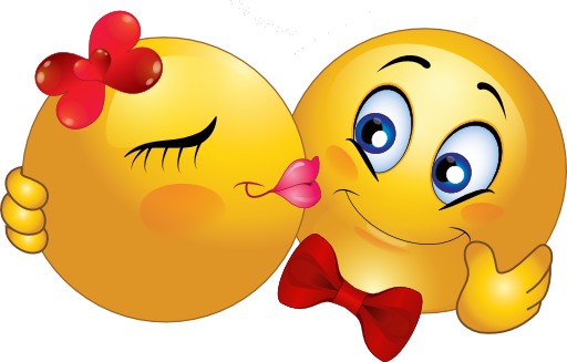 clipart-couple-kissing-smiley- ...