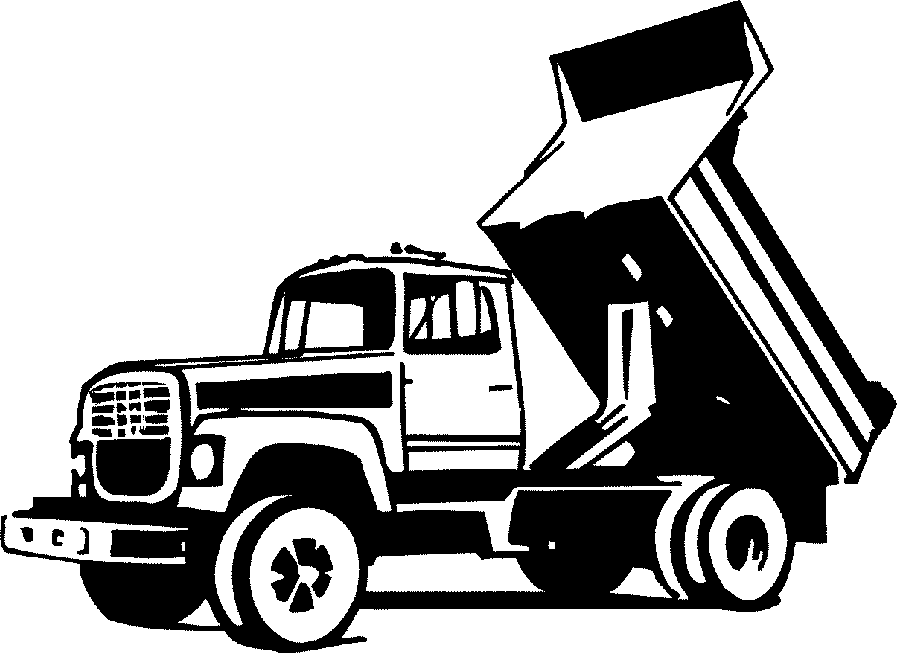 Trucks Clipart Black And White Images & Pictures - Becuo
