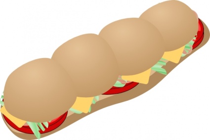 Submarine Sandwich clip art - Download free Other vectors