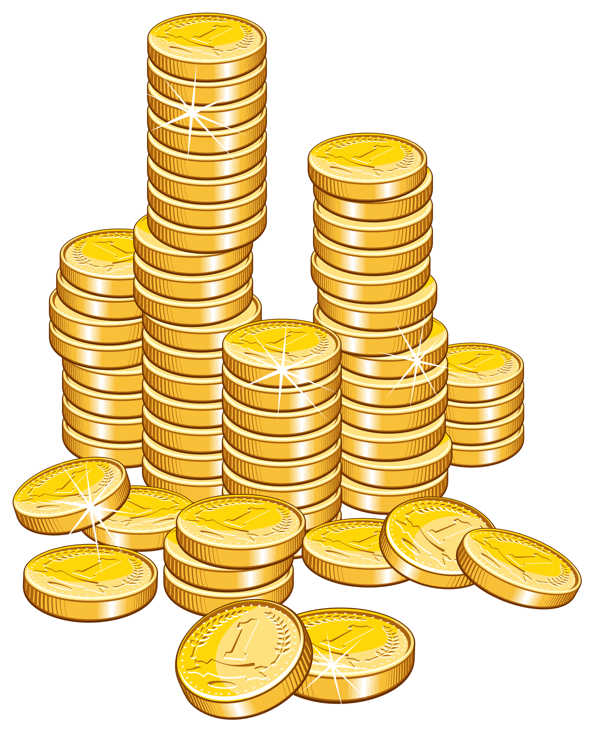 Coins Stack PNG Clipart Picture