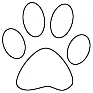 Draw a Paw Print, Step by Step, Pets, Animals, FREE Online Drawing ...