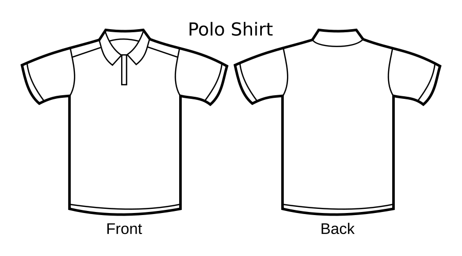 Polo Shirt Template Clipart, vector clip art online, royalty free ...