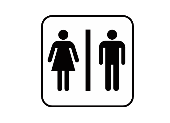 Man And Woman Bathroom Symbol - ClipArt Best