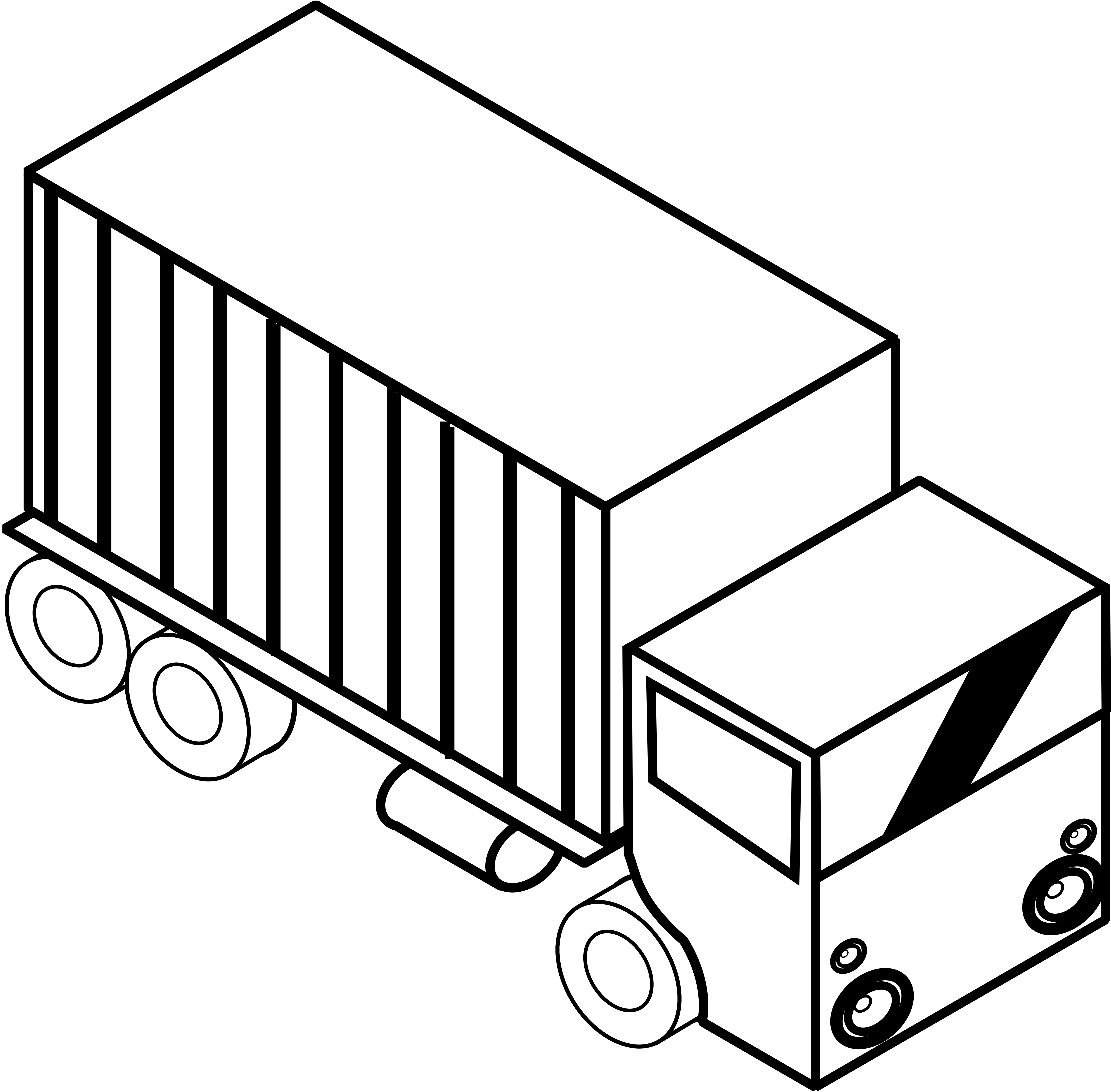 Pickup Truck Clipart Black And White | Clipart Panda - Free ...