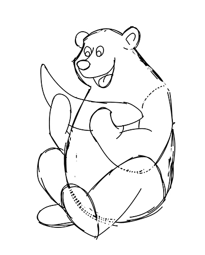 How to Draw a Cartoon Bear Step by Step