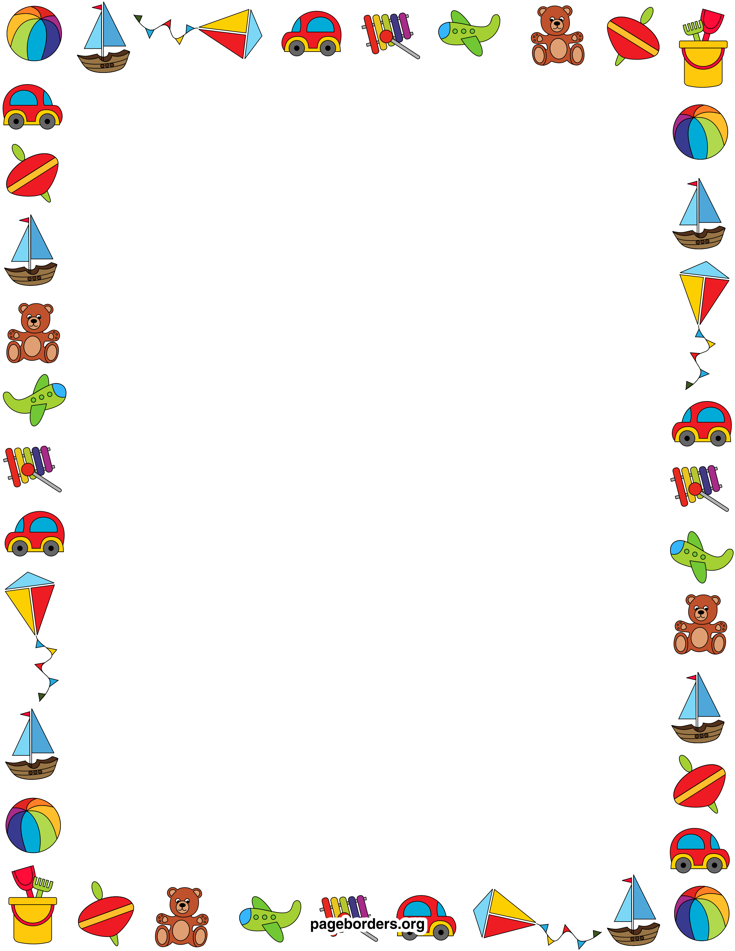free baby clipart borders frames - photo #34