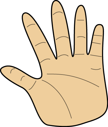 Back of Hand Clip Art - Back of Hand Image