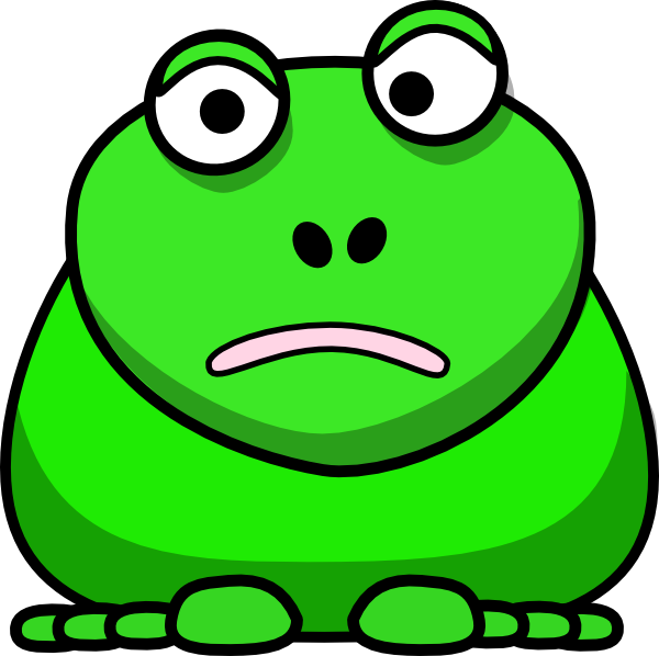 Cartoon Frog clip art - vector clip art online, royalty free ...