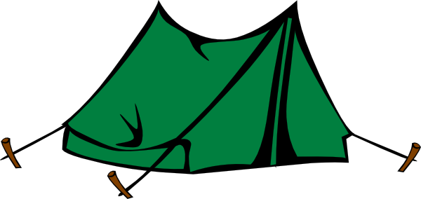 Green Tent clip art - vector clip art online, royalty free ...