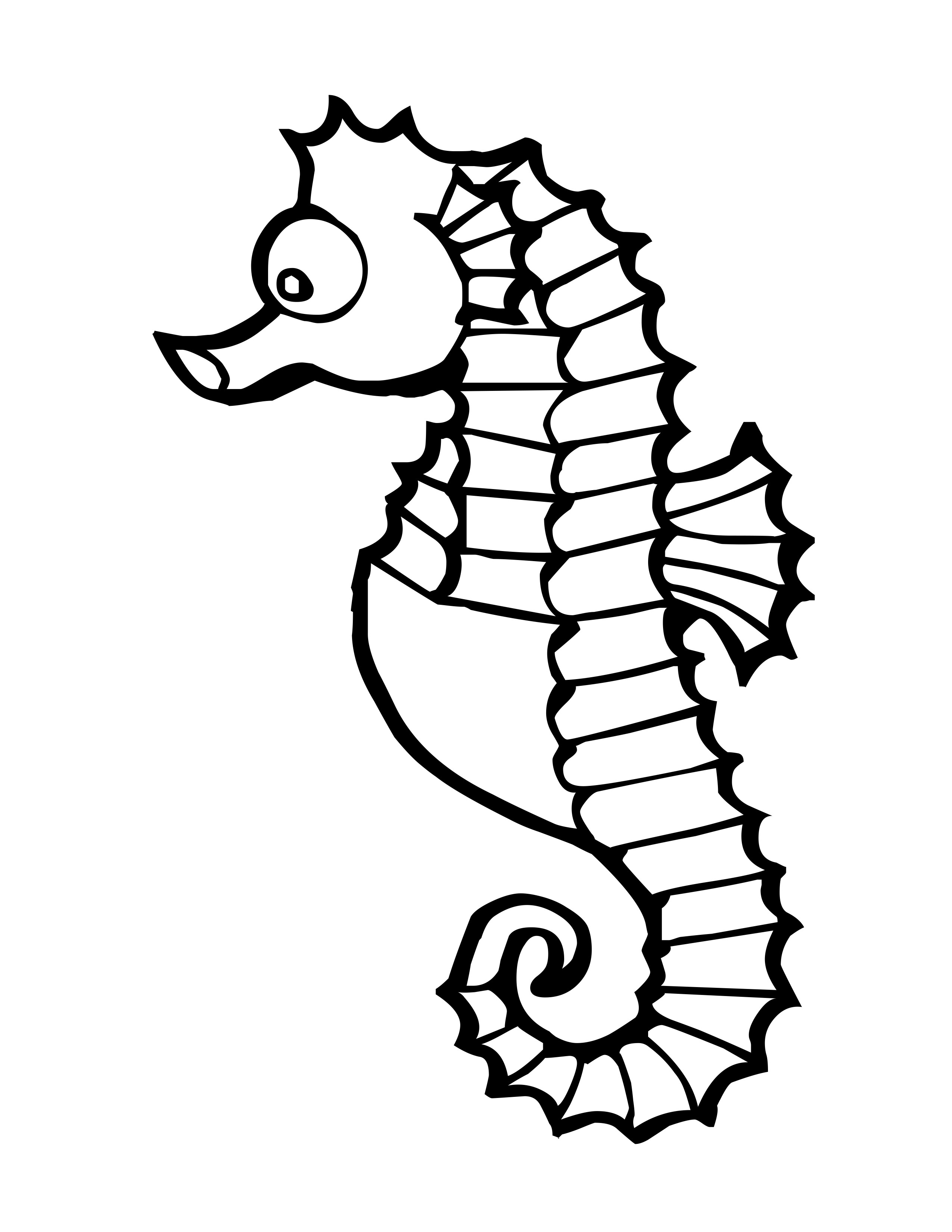 Marine Life Coloring Pages - ClipArt Best - ClipArt Best