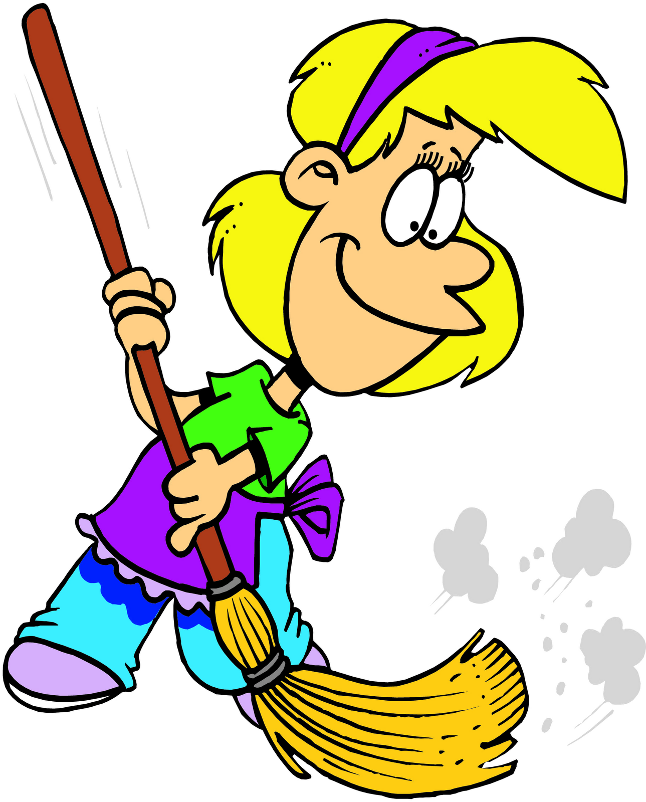 girl cleaning clipart - photo #43