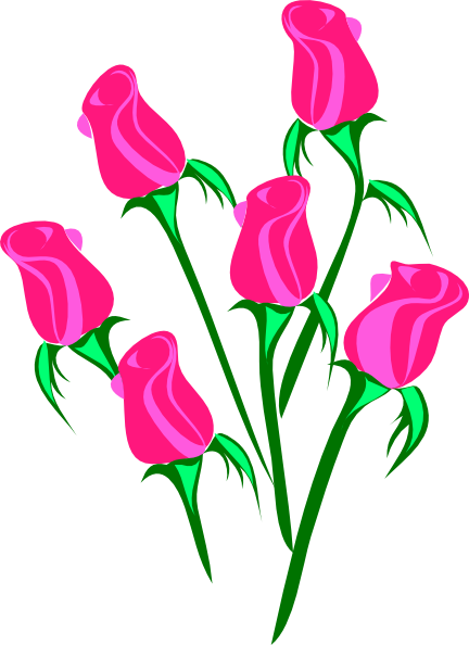 Roses clip art - vector clip art online, royalty free & public domain