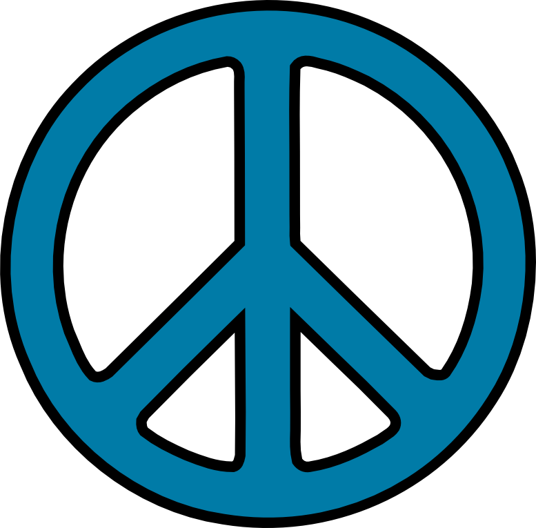 Scalable Vector Graphics SVG Peace Sign 3 Cerulean scallywag ...