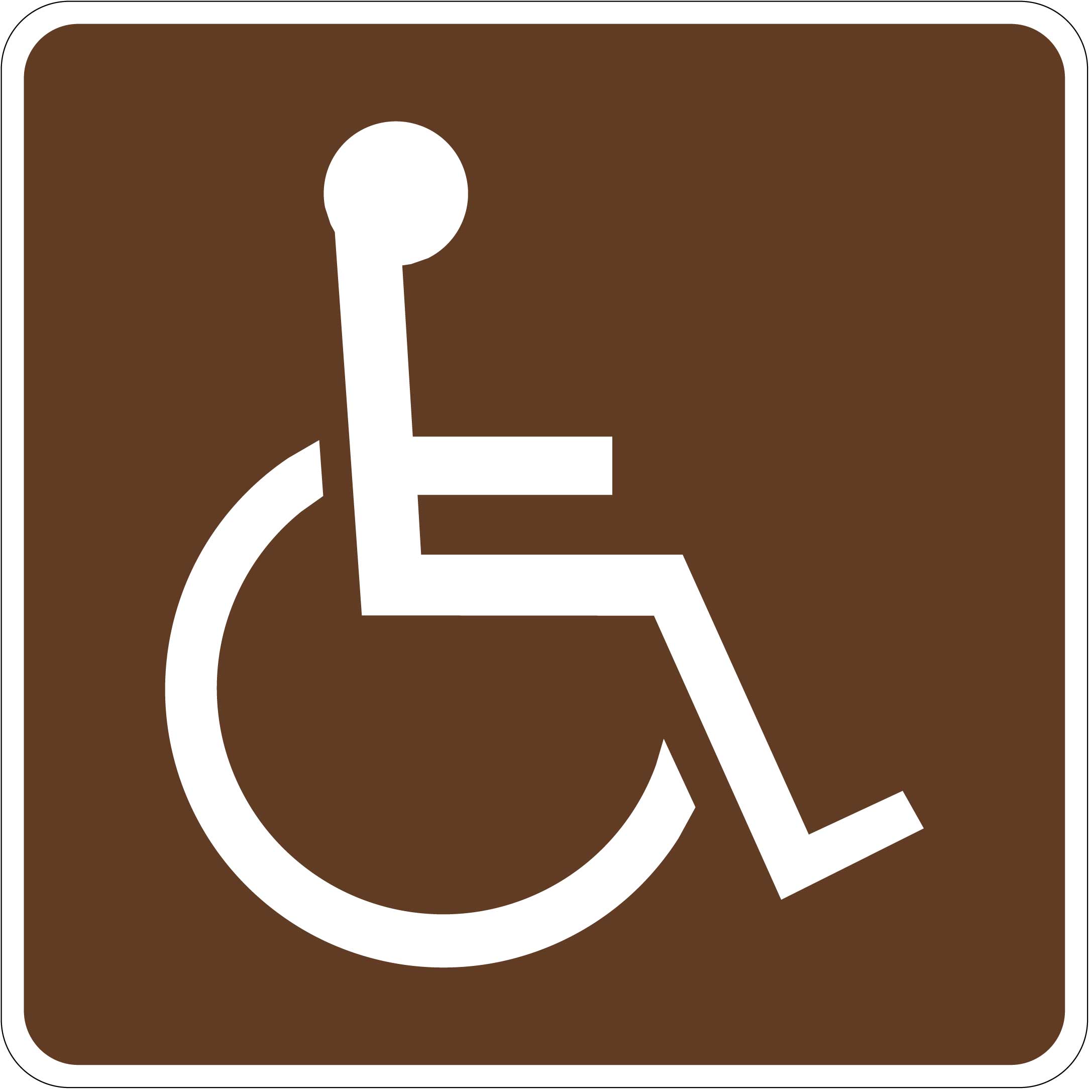 Printable Handicap Sign - Viewing Gallery