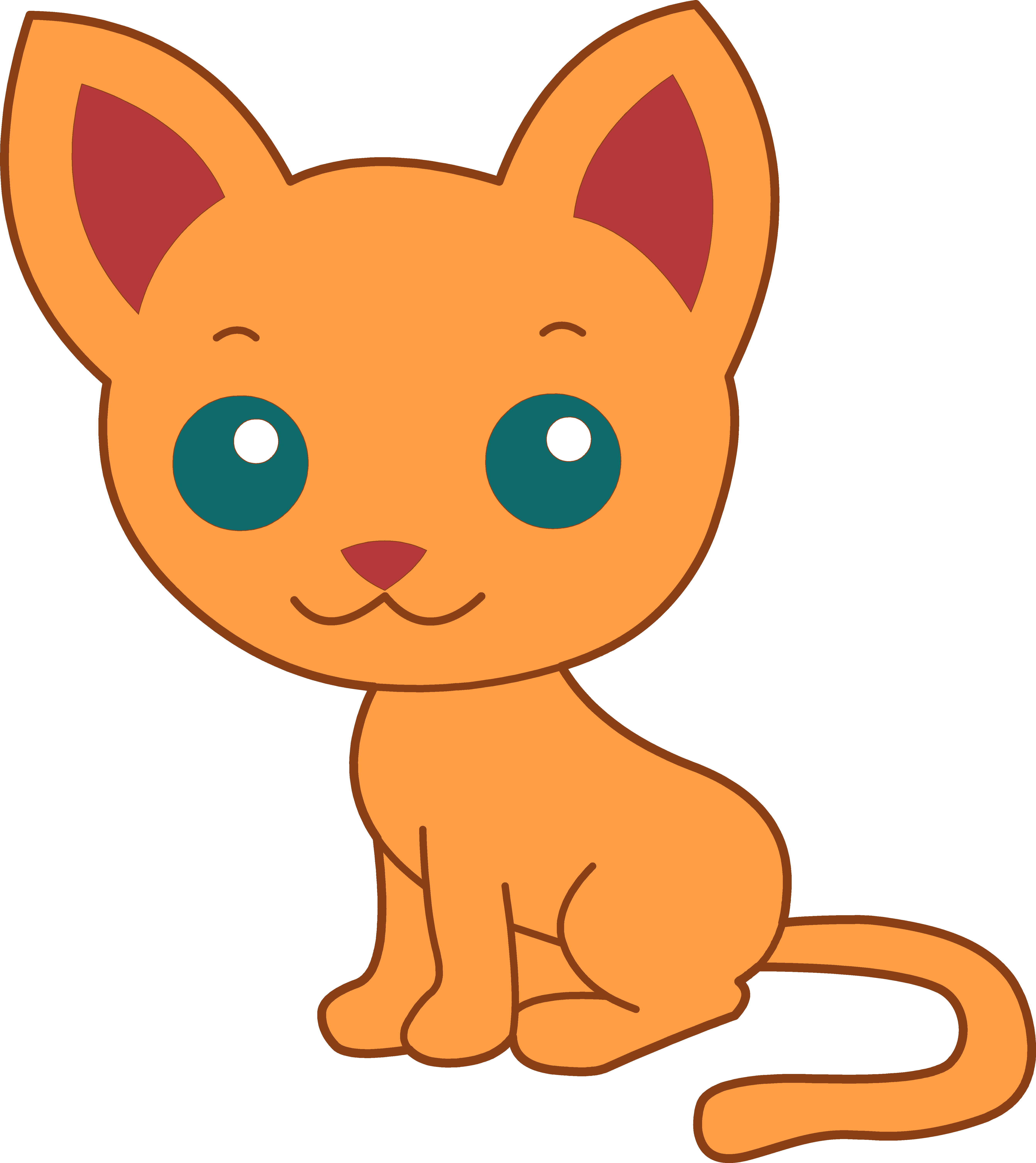 free cute cat clipart - photo #11