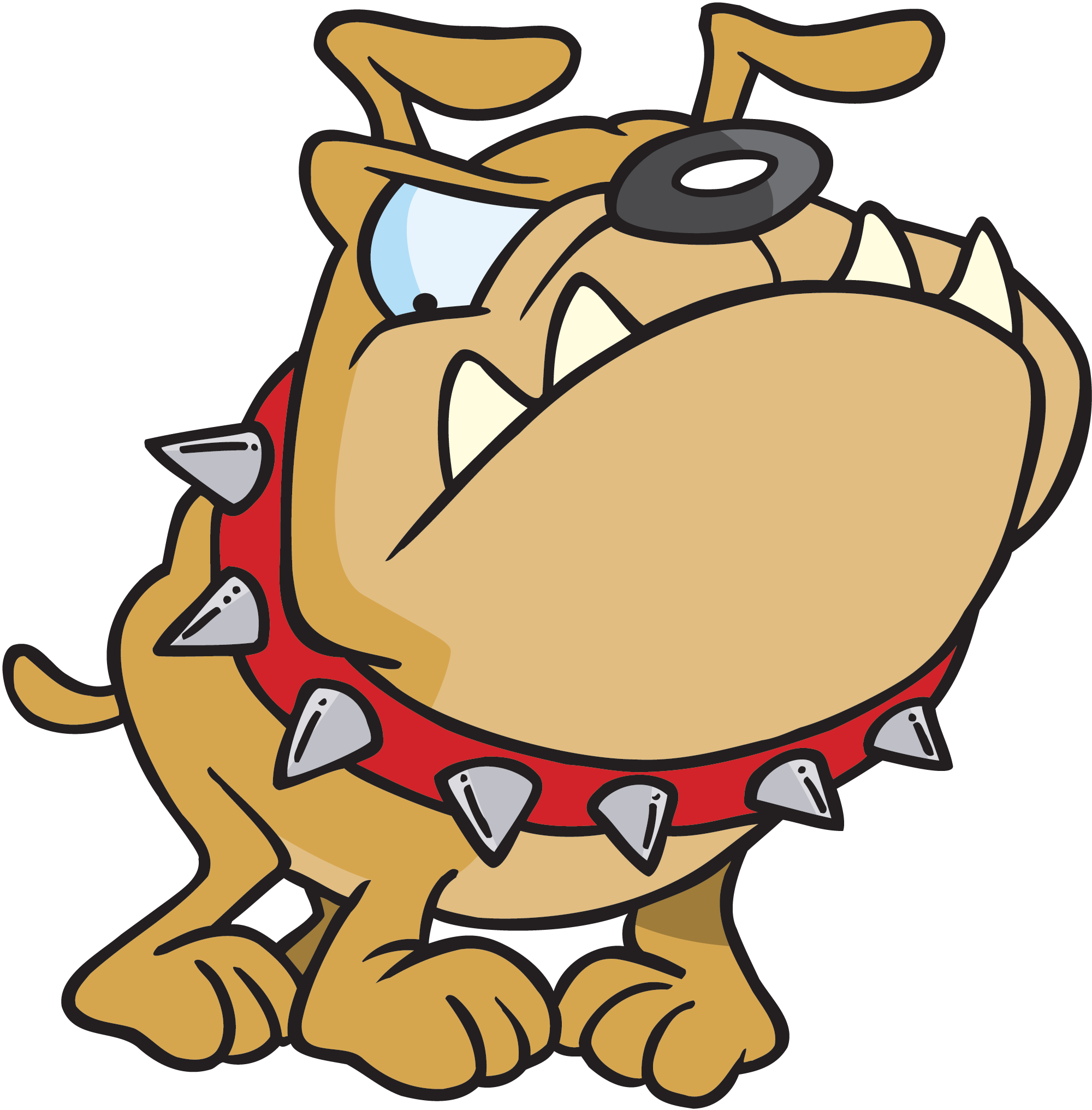 Mean Looking Cartoon Dogs Images & Pictures - Becuo