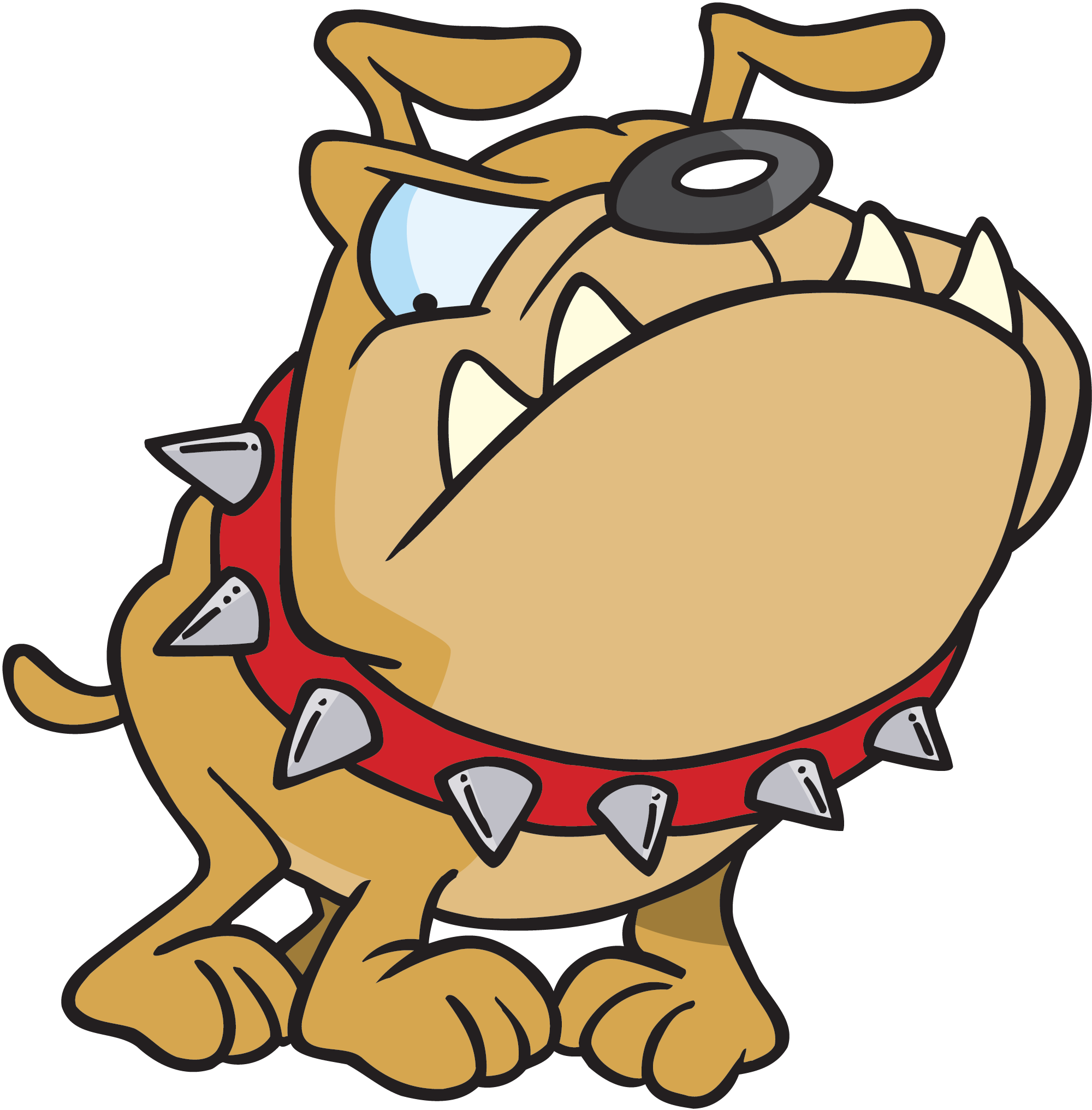 Mean Dog Cartoon - Cliparts.co