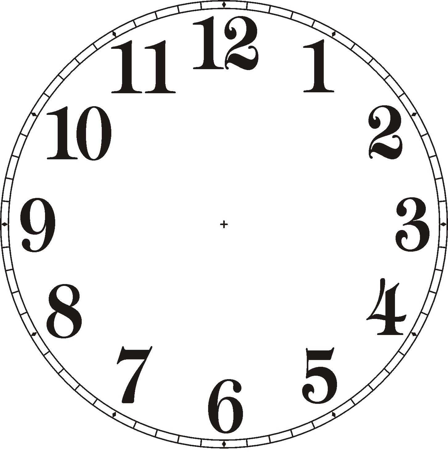 Images For > Blank Analog Clock Clip Art