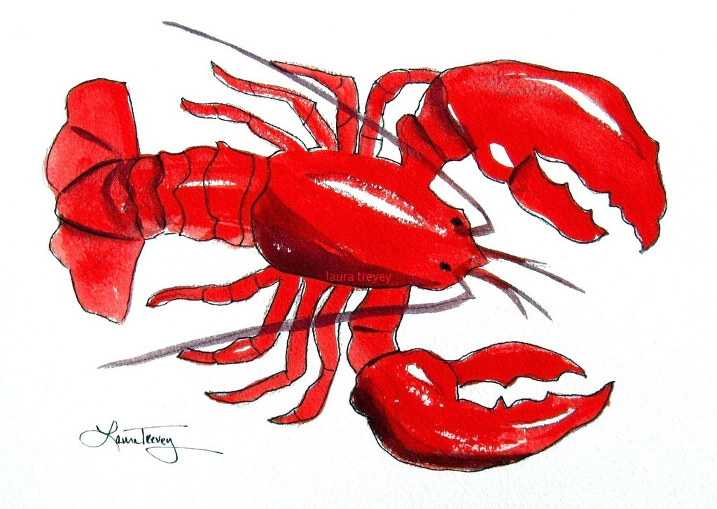 Popular items for lobster prints on Etsy