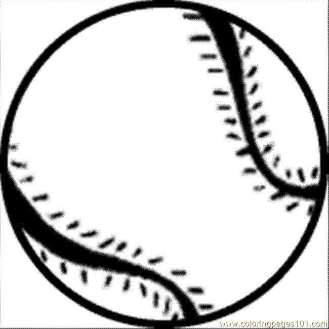 Coloring Pages Baseball Clipart Ball (Sports > Baseball) - free ...