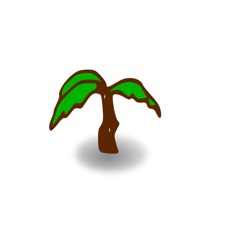 Clipart - RPG map symbols: palm tree
