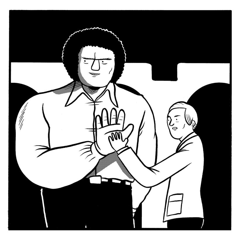 Guest Post: Box Brown on Drawing Andre the Giant!
