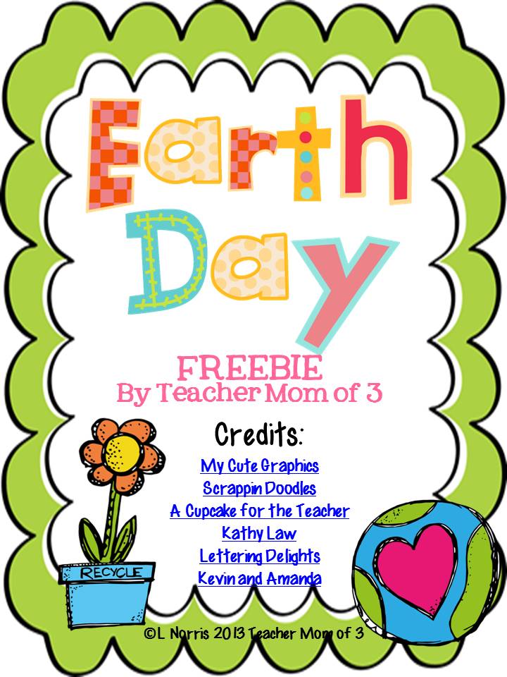 Teacher Mom of 3: Earth Day FREEBIE! Reading for Information