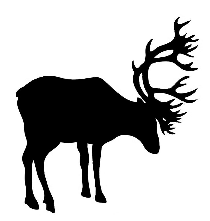 silhouette of red deer stag | Cakes - Hunting | Pinterest