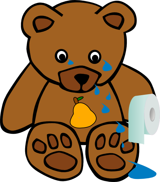 Pearbear Cry clip art - vector clip art online, royalty free ...