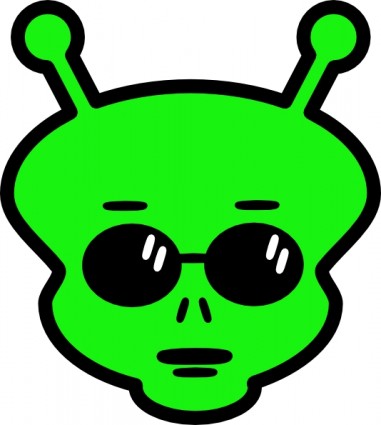 Alien Face Vector clip art - Free vector for free download
