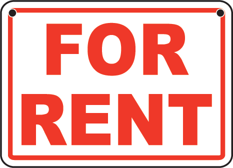 For Rent Sign by SafetySign.com - R5511